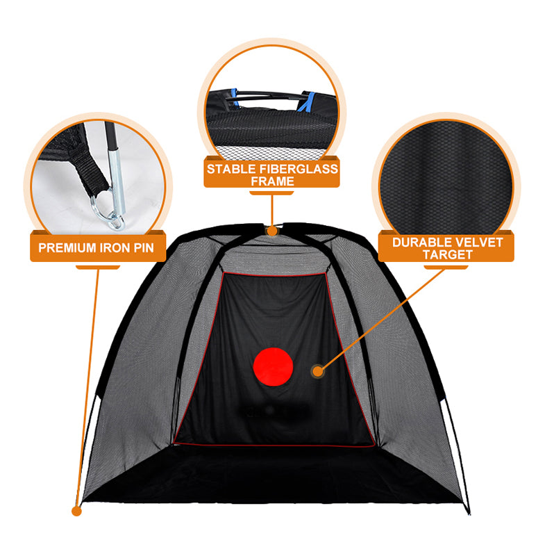 Golf Net Golf Practice Net Golf Net for Backyard Golf Nets for Indoor Use | 8'X 6'X 5'| Pro Target | Fliegen Outdoor