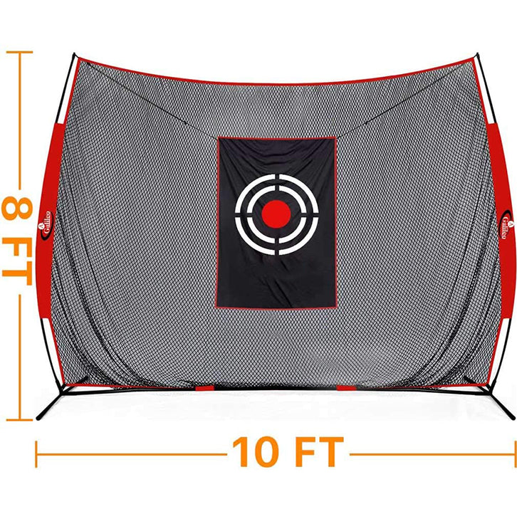 Golfnetze Golf-Übungsnetz Golf-Schlagnetze Golf-Driving-Range für den Innenbereich| 10X8FT| Fliegen Outdoor