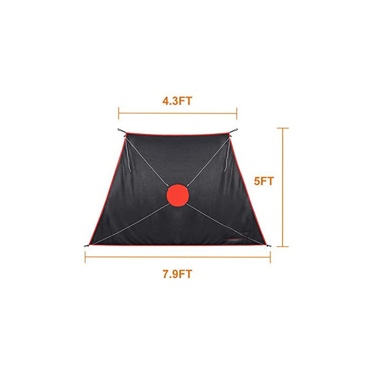 Golfziel Ersatz für das Galileo Golfnetz | für 4.3'x5'x7.9' Golf-Übungsnetz | Fliegen Outdoor
