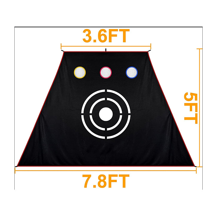 Golf Ersatzscheibe 2in1 Chipping Target für Fliegen Outdoor Golfnetz | für 3,6x5x7,8 Golfübungsnetz | Fliegen Outdoor