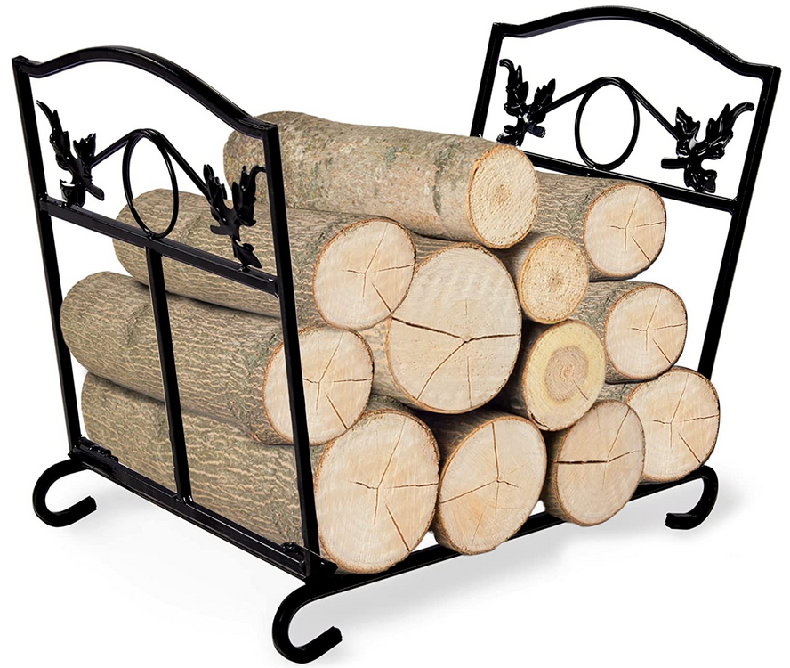 Kaminholzhalter Holzregal für den Innenbereich, faltbares Brennholzregal für den Innenbereich, klein, für den Innenbereich, Kaminzubehör, Dekorationen, Holzregal, Aufbewahrung, Feuer